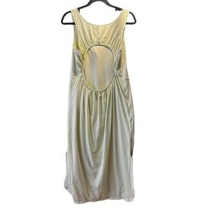 Lulu Pima Cotton Open-Back Midi Maxi Sleeveless Dress Size 12